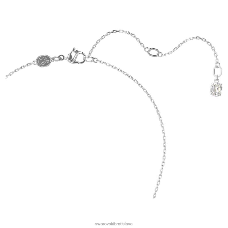 sada mesmera zmiešané rezy, biele, rhodiované B8ZNT400 Swarovski šperky