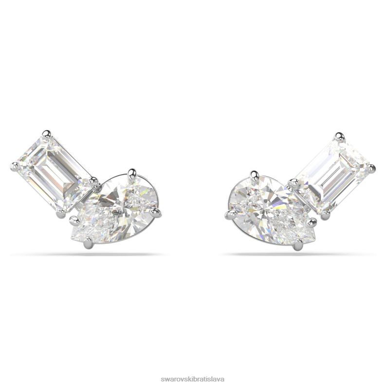 sada mesmera zmiešané rezy, biele, rhodiované B8ZNT400 Swarovski šperky