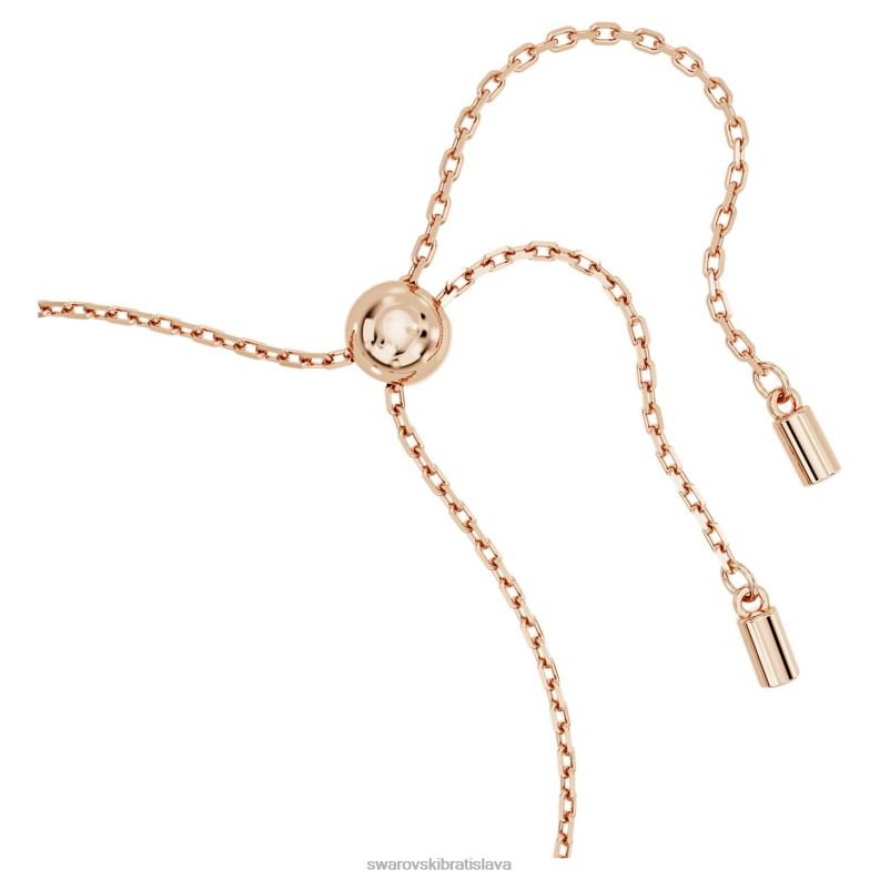 set stále zmiešané strihy, viacfarebné, pozlátené ružovým zlatom B8ZNT403 Swarovski šperky
