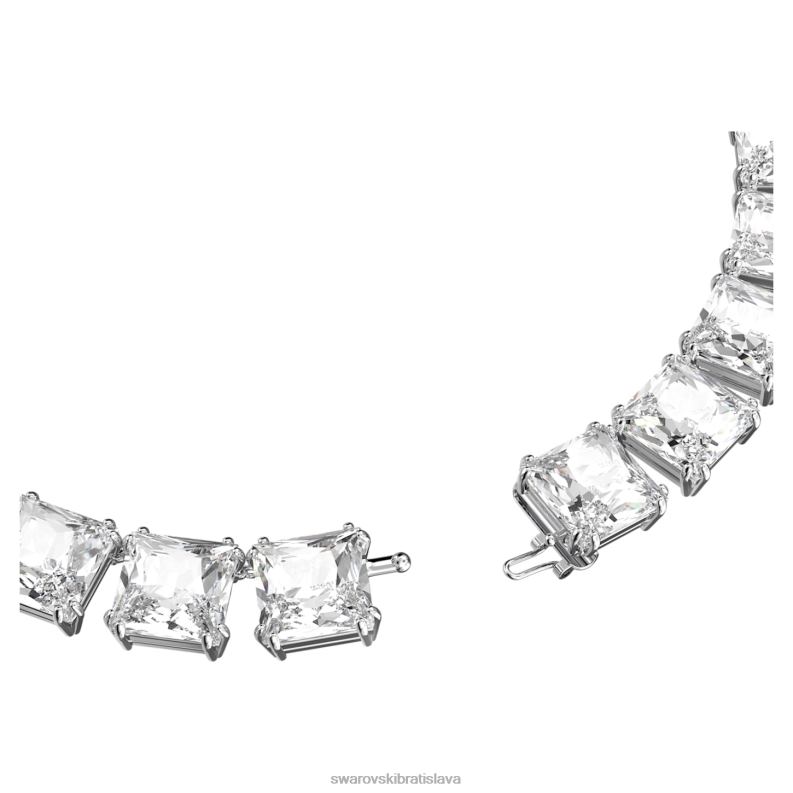 set tisícročí zmiešané rezy, biele, rhodiované B8ZNT378 Swarovski šperky