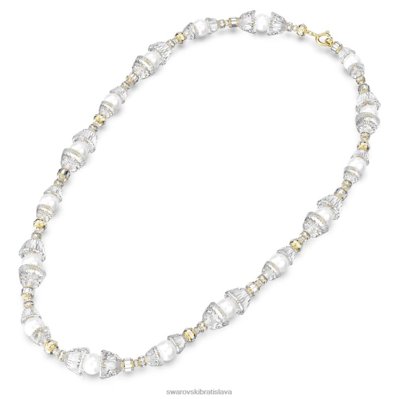 somnia set biela, pozlátená B8ZNT382 Swarovski šperky
