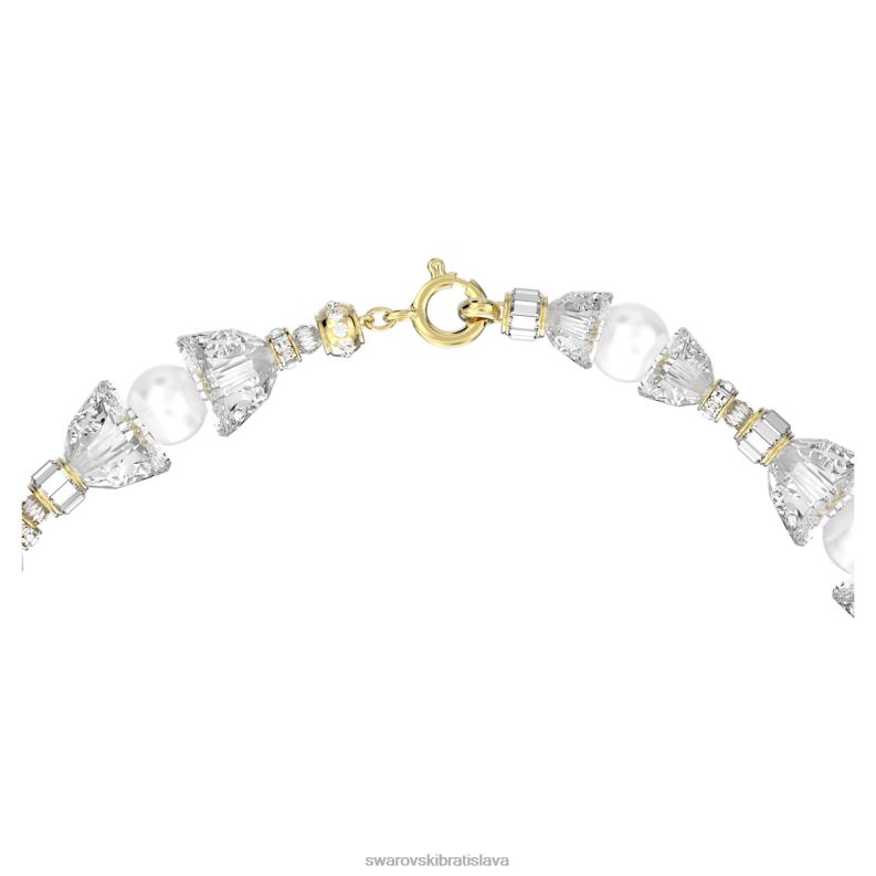 somnia set biela, pozlátená B8ZNT382 Swarovski šperky