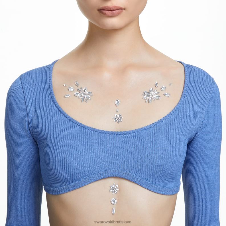 súprava telových šperkov zmiešané rezy, biela B8ZNT1489 Swarovski šperky