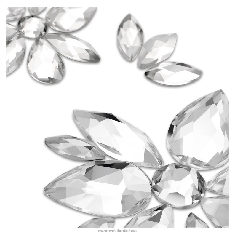 súprava telových šperkov zmiešané rezy, biela B8ZNT1489 Swarovski šperky