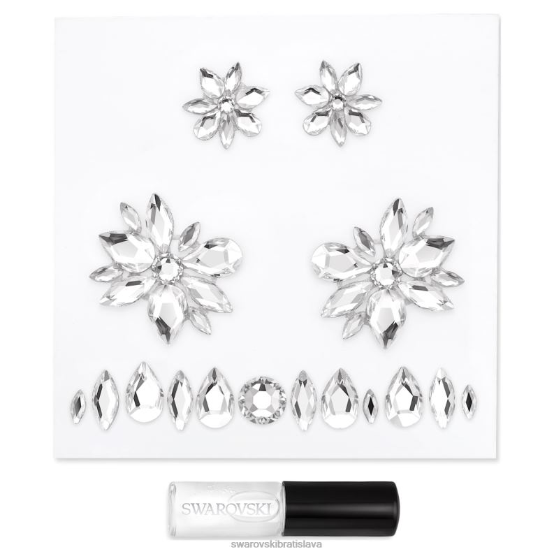 súprava telových šperkov zmiešané rezy, biela B8ZNT1489 Swarovski šperky