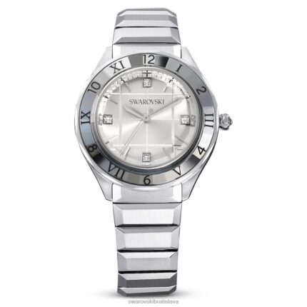 37mm hodinky švajčiarska výroba, kovový náramok, strieborný tón, nehrdzavejúca oceľ B8ZNT1221 Swarovski príslušenstvo