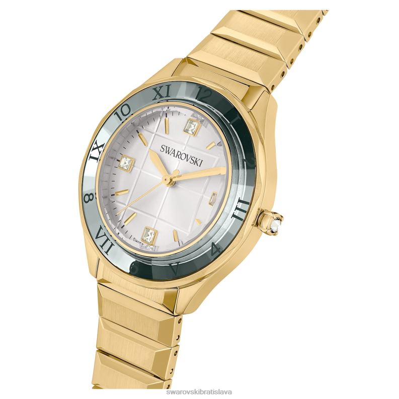 37mm hodinky švajčiarska výroba, kovový náramok, zlatý tón, zlatá povrchová úprava B8ZNT1145 Swarovski príslušenstvo - Image 5