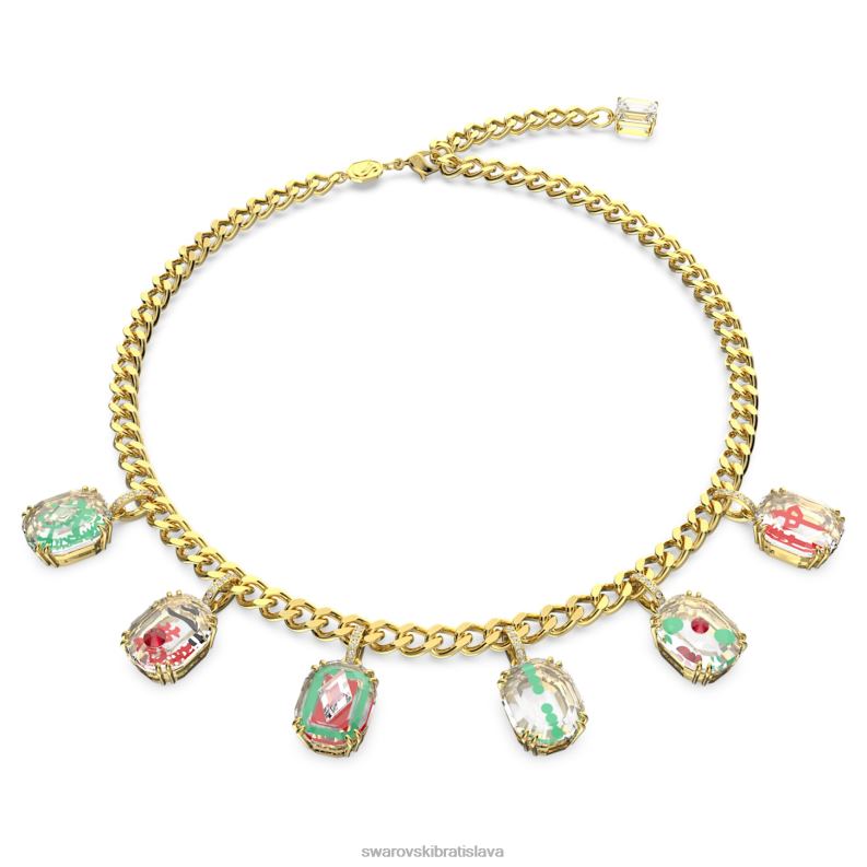 alea_nahrdelnik_viacfarebne_pozlatene_b8znt105_swarovski_sperky.jpg alea náhrdelník viacfarebné, pozlátené B8ZNT105 Swarovski šperky - Image 1