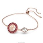 alea náramok červená, pozlátená ružovým zlatom B8ZNT445 Swarovski šperky - Image 3