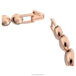 anjelsky náramok okrúhly výbrus, dlažba, biela, pozlátená ružovým zlatom B8ZNT551 Swarovski šperky - Image 4