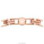 anjelsky náramok okrúhly výbrus, dlažba, biela, pozlátená ružovým zlatom B8ZNT551 Swarovski šperky - Image 5