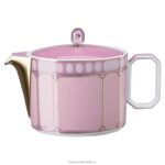 čajník signum porcelán, ružová B8ZNT1744 Swarovski dekorácie