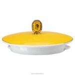 čajník signum porcelán, žltá B8ZNT1730 Swarovski dekorácie - Image 4