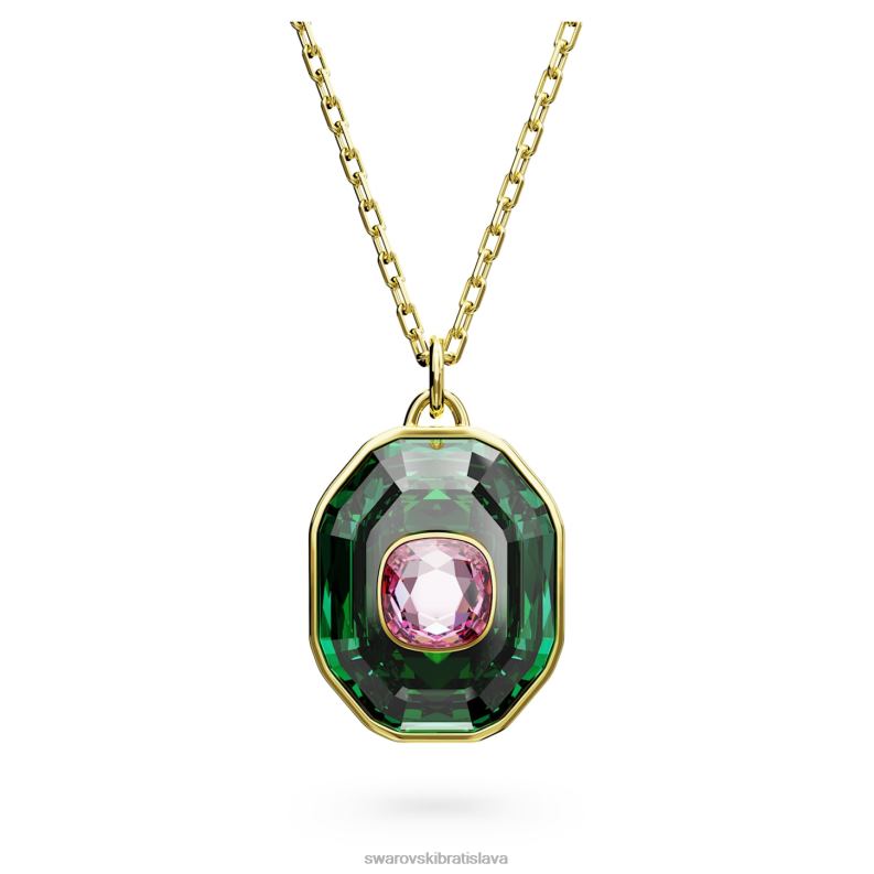 chroma_privesok_zmiesane_strihy_viacfarebne_pozlatene_b8znt326_swarovski_sperky.jpg chroma prívesok zmiešané strihy, viacfarebné, pozlátené B8ZNT326 Swarovski šperky - Image 1