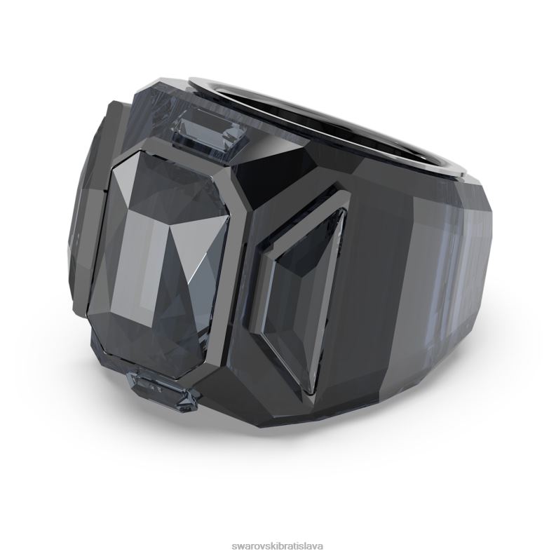 chromovy_koktailovy_prsten_cierna_ruteniova_b8znt1049_swarovski_sperky.jpg chrómový koktailový prsteň čierna, ruténiová B8ZNT1049 Swarovski šperky - Image 1