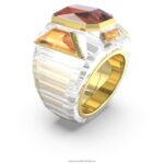 chrómový koktailový prsteň ružová, pozlátená B8ZNT1076 Swarovski šperky - Image 3