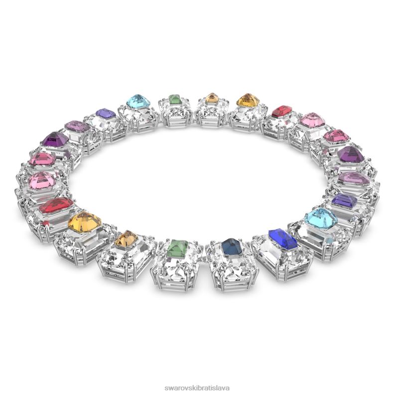 chromovy_tlmic_nadrozmerne_krystaly_viacfarebne_rhodiovane_b8znt370_swarovski_sperky.jpg chrómový tlmič nadrozmerné kryštály, viacfarebné, rhodiované B8ZNT370 Swarovski šperky - Image 1