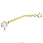 constella extender okrúhly výbrus, biely, pozlátený B8ZNT1127 Swarovski šperky - Image 3
