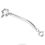 constella extender okrúhly výbrus, biely, rhodiovaný B8ZNT1122 Swarovski šperky - Image 2