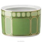 cukornička signum porcelán, zelená B8ZNT1725 Swarovski dekorácie - Image 3
