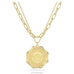 delliový náhrdelník bambus, zelený, pozlátený B8ZNT122 Swarovski šperky - Image 5