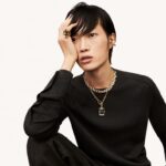 dextera náhrdelník zmiešané články, biele, pozlátené B8ZNT68 Swarovski šperky - Image 2