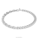 dextera náhrdelník zmiešané články, biele, rhodiované B8ZNT64 Swarovski šperky