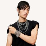 dextera náhrdelník zmiešané články, biele, rhodiované B8ZNT64 Swarovski šperky - Image 5