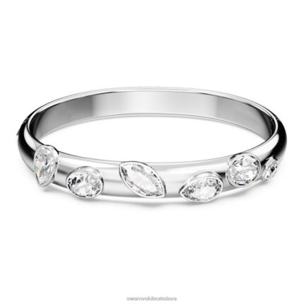 dextera náramok zmiešané rezy, biele, rhodiované B8ZNT630 Swarovski šperky