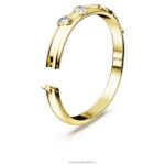 dextera náramok zmiešané strihy, biele, pozlátené B8ZNT631 Swarovski šperky - Image 4