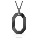 dextera prívesok osemuholníkový tvar, čierna, ruténiová B8ZNT235 Swarovski šperky - Image 4