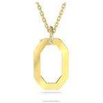 dextera prívesok v tvare osemuholníka, biele, pozlátené B8ZNT251 Swarovski šperky - Image 4