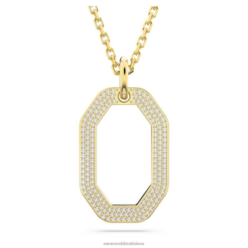 dextera_privesok_v_tvare_osemuholnika_biele_pozlatene_b8znt251_swarovski_sperky.jpg dextera prívesok v tvare osemuholníka, biele, pozlátené B8ZNT251 Swarovski šperky - Image 1