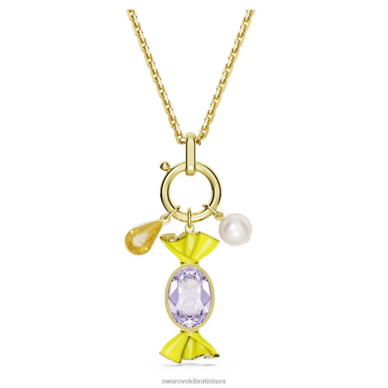 dulcis_privesok_cukrikove_viacfarebne_pozlatene_b8znt220_swarovski_sperky.jpg dulcis prívesok cukríkové, viacfarebné, pozlátené B8ZNT220 Swarovski šperky - Image 1