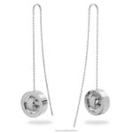duté náušnice biela, rhodiovaná B8ZNT776 Swarovski šperky - Image 3