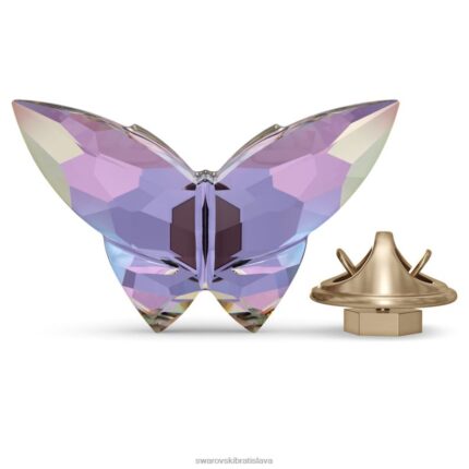 džungľa bije motýľový magnet fialový B8ZNT1795 Swarovski dekorácie