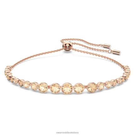emily náramok zmiešané okrúhle strihy, ružové, pozlátené ružovým zlatom B8ZNT478 Swarovski šperky