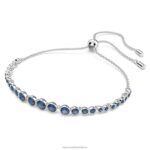 emily náramok zmiešané okrúhle výbrusy, modrá, rhodiované B8ZNT479 Swarovski šperky - Image 3
