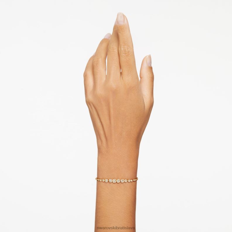 emily náramok zmiešané okrúhle výbrusy, zlatý tón, pozlátené B8ZNT482 Swarovski šperky - Image 2
