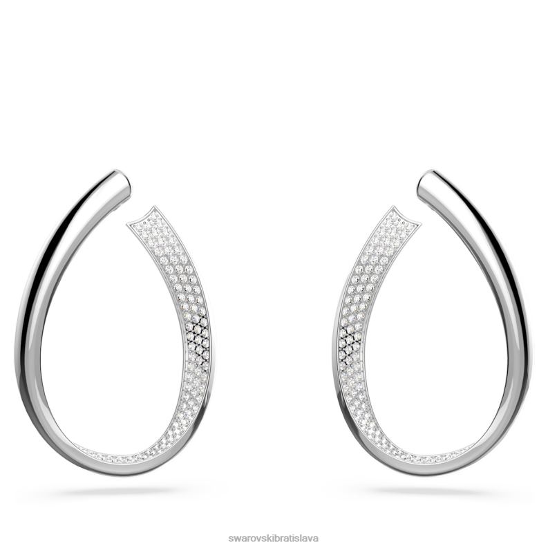 existuju_kruhove_nausnice_biela_rhodiovana_b8znt908_swarovski_sperky.jpg existujú kruhové náušnice biela, rhodiovaná B8ZNT908 Swarovski šperky - Image 1