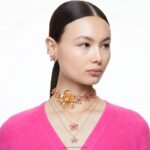 florere choker kvet, viacfarebný, pozlátený B8ZNT364 Swarovski šperky - Image 6