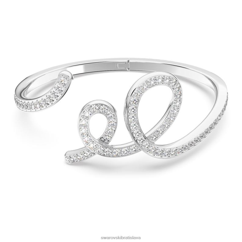 fluenta_naramok_znovu_zapalene_krystaly_biele_rhodiovane_b8znt646_swarovski_sperky.jpg fluenta náramok znovu zapálené kryštály, biele, rhodiované B8ZNT646 Swarovski šperky - Image 1