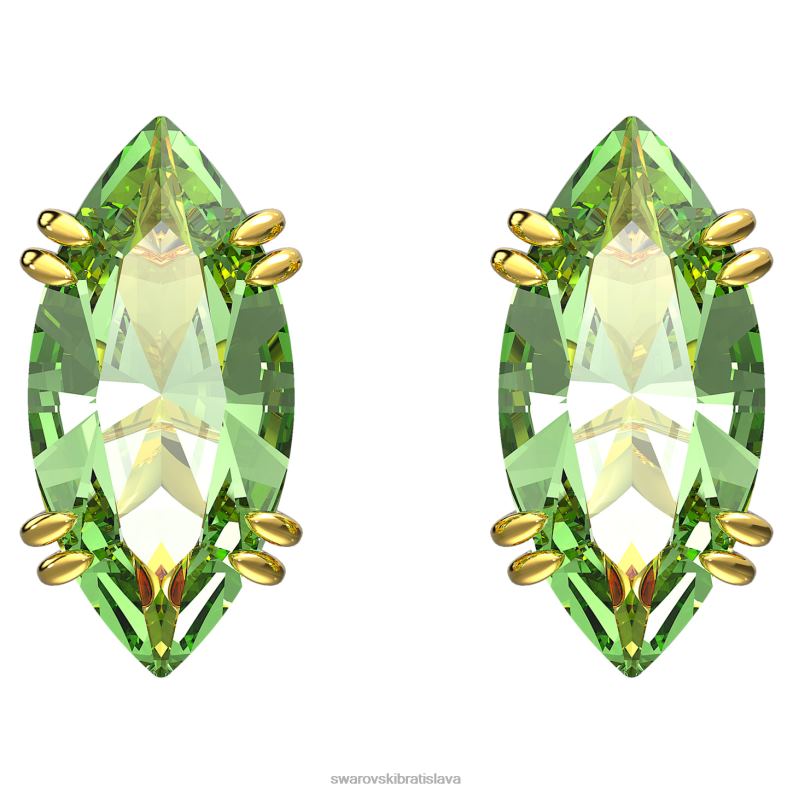 gema_napichovacie_nausnice_kite_strih_zelena_pozlatena_b8znt750_swarovski_sperky.jpg gema napichovacie náušnice kite strih, zelená, pozlátená B8ZNT750 Swarovski šperky - Image 1