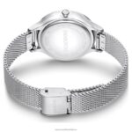 hodinky octea nova švajčiarska výroba, kovový náramok, strieborný tón, nehrdzavejúca oceľ B8ZNT1242 Swarovski príslušenstvo - Image 4