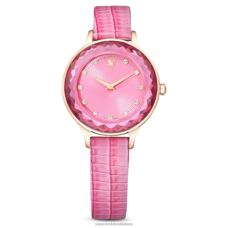 hodinky_octea_nova_svajciarska_vyroba_kozeny_remienok_ruzova_povrchova_uprava_v_ruzovom_zlate_b8znt1179_swarovski_prislusenstvo.jpg hodinky octea nova švajčiarska výroba, kožený remienok, ružová, povrchová úprava v ružovom zlate B8ZNT1179 Swarovski príslušenstvo - Image 1