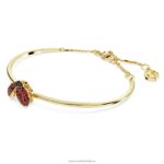 idylický náramok lienka, červená, pozlátená B8ZNT645 Swarovski šperky - Image 3