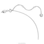 ikonická súprava labutí labuť, modrá, rhodiovaná B8ZNT404 Swarovski šperky - Image 3