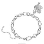ikonický labutí choker labuť, biela, rhodiovaná B8ZNT363 Swarovski šperky - Image 5
