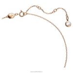 ikonický prívesok labuť labuť, biela, pozlátená ružovým zlatom B8ZNT252 Swarovski šperky - Image 3