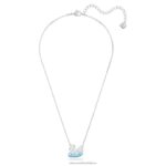 ikonický prívesok labuť labuť, modrá, rhodiovaná B8ZNT181 Swarovski šperky - Image 3